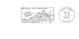 Département De La Corrèze - Beaulieu Sur Dordogne - Flamme Secap SPECIMEN - EMA (Print Machine)