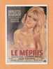 AC010a Brigitte Bardot Le Mépris Godard Moravia Piccoli Lang Affiche Film. News Prod.56927.Format Mais Pas Carte Postale - Affiches Sur Carte