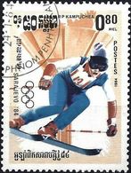Kampuchea 1984 - Mi 540 - YT 451 ( Sarajevo Olympics : Downhill Skiing ) - Kampuchea