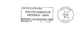 Département Du Doubs - Besançon - Flamme Secap SPECIMEN - EMA (Printer Machine)