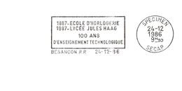 Département Du Doubs - Besançon - Flamme Secap SPECIMEN - EMA (Empreintes Machines à Affranchir)