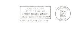 Département Du Doubs - Pont De Roide - Flamme Secap SPECIMEN - EMA (Empreintes Machines à Affranchir)
