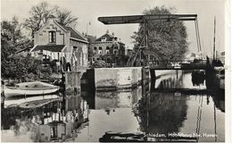 SCHIEDAM    HOOFDBRUG   NW. HAVEN  ( ECRITE  1955  ) - Schiedam