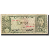 Billet, Bolivie, 10 Pesos Bolivianos, 1962, 1962-07-13, KM:154a, B - Bolivië