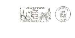 Département De La Haute Garonne - L'Isle En Dodon - Flamme Secap SPECIMEN - EMA (Print Machine)