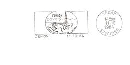 Département De La Haute Garonne - L'Union - Flamme Secap SPECIMEN - EMA (Printer Machine)