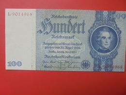 Reichsbanknote 100 Reichsmark 1933 TYPE 2 CIRCULER (B.17) - 100 Reichsmark