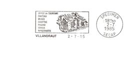 Département De La Gironde - Villandraut - Flamme Secap SPECIMEN - EMA (Print Machine)