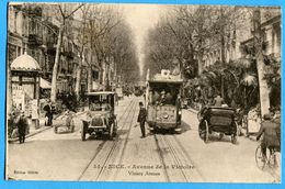 06 -  Alpes Maritimes - Nice Avenue De La Victoire Victory Avenue (N0974) - Traffico Stradale – Automobili, Autobus, Tram