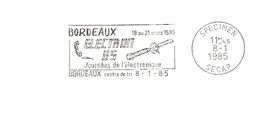 Département De La Gironde - Bordeaux - Flamme Secap SPECIMEN - EMA (Print Machine)