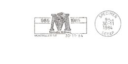 Département De L'Hérault - Montpellier - Flamme Secap SPECIMEN - Freistempel