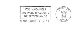 Département D'Ille Et Vilaine - St Meen Le Grand - Brocéliande - Flamme Secap SPECIMEN - EMA (Print Machine)