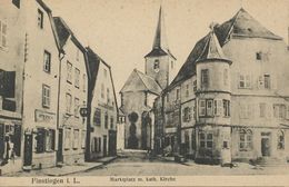 Finstingen Fenetrange Marktplatz M. Kath. Kirche  . Place Du Marché Et Eglise .  Edit L. Schmidt - Fénétrange