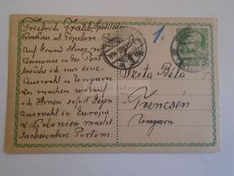 ZA292.20 Romania  Postal Stationery  -1914 Trencsén  Trencin - Other & Unclassified