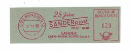 Briefausschnitt AFS - 13b München 1960 Sander Plast Chem.-pharm. Fabrik 1933-1958 - Pharmacy