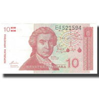 Billet, Croatie, 10 Dinara, Undated (1991), 1991-10-08, KM:18a, NEUF - Croatie