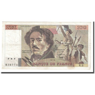 France, 100 Francs, Delacroix, 1978, TB+, Fayette:69.1a), KM:154a - 100 F 1978-1995 ''Delacroix''