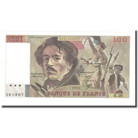 France, 100 Francs, Delacroix, 1979, SPL, Fayette:69.3, KM:154b - 100 F 1978-1995 ''Delacroix''