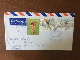 NOUVELLE ZELANDE MOUTONS CHIEN 1975 1977 1980 - Storia Postale