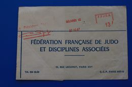 LYON 1967-68- FÉDÉRATION FRANÇAISE DE JUDO ET DISCIPLINES ASSOCIÉES  LICENCE CARTE NATIONALE - Artes Marciales