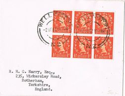 36934. Carta WELLINGTON (New Zealand) 1962. Uso Sellos Inglesaes. Stamps England - Covers & Documents