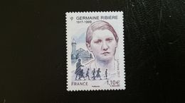 France Timbre NEUF N° 5129 - Année 2017 -  Germaine Ribière - Neufs