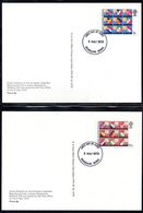 GB GREAT BRITAIN 1979 FDC FDI PHQ CARDS FIRST ELECTIONS TO EUROPEAN ASSEMBLY WITH STAMPS ON BACK No 34 EU EUROPE FLAGS - Cartes PHQ