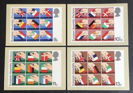 GB GREAT BRITAIN 1979 MINT PHQ CARDS FIRST ELECTION TO EUROPEAN ASSEMBLY No 35 EU COMMON MARKET FLAGS BALLOT BOXES - Cartes PHQ