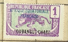 OUBANGUI-CHARI ,1C-USED STAMP - Usados