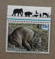 NY93-01 : Nations-Unies (New-York) / Protection De La Nature - Lasiothinus Krefftii, Wombat à Nez Poilu Du Nord - Neufs