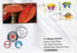 COVID19/ Letter From Bulgaria During Coronavirus Lockdown,sent To ANDORRA,w/ Prevention Local Sticker STAY HOME - Cartas & Documentos