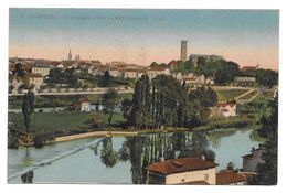LIMOGES PANORAMA VERS LA CATHEDRALE - TAMPON DOUANES ENTREPOT - CPA MILITAIRE - Regimente