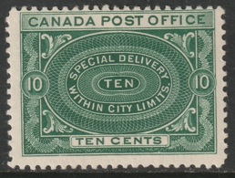 Canada Sc E1a Special Delivery MH - Eilbriefmarken