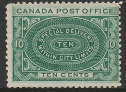 Canada Sc E1a Special Delivery MH - Eilbriefmarken