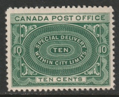 Canada Sc E1a Special Delivery MH Small Thin - Exprès