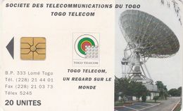 Togo, TOG-0020, 100 Units, Earth Station 20, 2 Scans    CN : 8 Digits - Togo