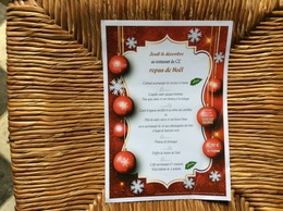 MENU COMITÉ D’ETALISSEMENT AIR FRANCE  Repas De Noel  DÉCEMBRE 2016 - Menu Cards