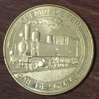 80 SAINT VALERY CHEMIN DE FER BAIE DE SOMME TRAIN MDP 2019 MÉDAILLE MONNAIE DE PARIS JETON TOURISTIQUE MEDALS COIN TOKEN - 2019