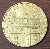 75008 PARIS ARC DE TRIOMPHE MDP 2019 MÉDAILLE SOUVENIR MONNAIE DE PARIS JETON TOURISTIQUE MEDALS COINS TOKENS - 2019