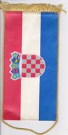 CROATIA  -   CROATIAN FLAG   - 24 Cm X 12,5 Cm  --  BANNER, PENNANT, DRAPEAU, BANDIERA - Flags