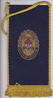 CROATIA  --  GLAVNI STOZER OS RH  --  16 Cm X 7,5 Cm  -  BANNER, PENNANT, DRAPEAU - Flaggen