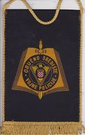 CROATIA  --  OBUCNO SREDISTE VOJNE POLICIJE  --  MILITARY POLICE  ACADEMY -   17 Cm X 11 Cm  -  BANNER, PENNANT, DRAPEAU - Banderas