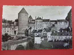 SEMUR EN AUXOIS LE PONT SUR L ARMANCON ET LA VILLE - Semur