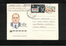 Cuba 1988 Space / Raumfahrt Interesting Letter - Amérique Du Sud