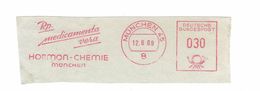 Briefausschnitt AFS - 8 München 1969 Rp. Medicamenta Vera - Hormon-Chemie - Pharmacy