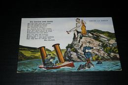 17167-          GRUSS VOM RHEIN, DIE LORELEN VON HEUTE - 1927 - Humour