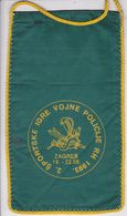 CROATIA  --  SPORTSKE IGRE VOJNE POLICIJE  RH  1993   --  21 Cm X 12,5 Cm  -  BANNER, PENNANT, DRAPEAU - Drapeaux