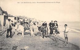 44-LA-BAULE- PROMENADE A ÂNES SUR LA PLAGE - La Baule-Escoublac