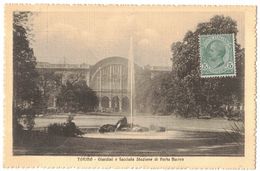 ITALIE Edition MGC TOILEE : TORINO GIARDINI E FACCIATA STAZIONE PORTA NUOVA - Stazione Porta Nuova