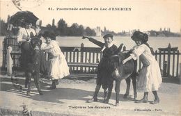 95-ENGHIEN- PROMENADE AUTOUR DU LAC D'ENGHIEN, TOUJOURS LES DERNIERS - Enghien Les Bains